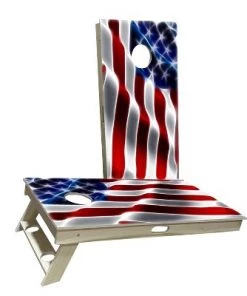 Skip's Garage American USA Flag Cornhole Boards -Lawn Games Sales unnamed file 828