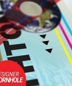 Skip's Garage Earth Tones Cornhole Board Set, Includes 2 Boards, 8 Bags + Optional Accessories