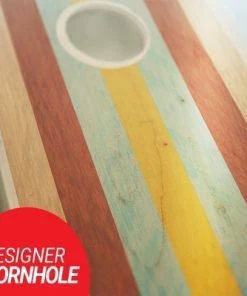 Skip's Garage East Coast Cornhole Board Set, Includes 2 Boards, 8 Bags + Optional Accessories