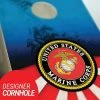 Skip's Garage Marines Cornhole Board Set, Includes 2 Boards, 8 Bags + Optional Accessories